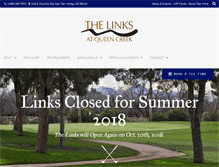 Tablet Screenshot of linksqueencreekgolfclub.com